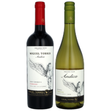 Miguel Torres Andica chardonnay of Carmenere Reserva